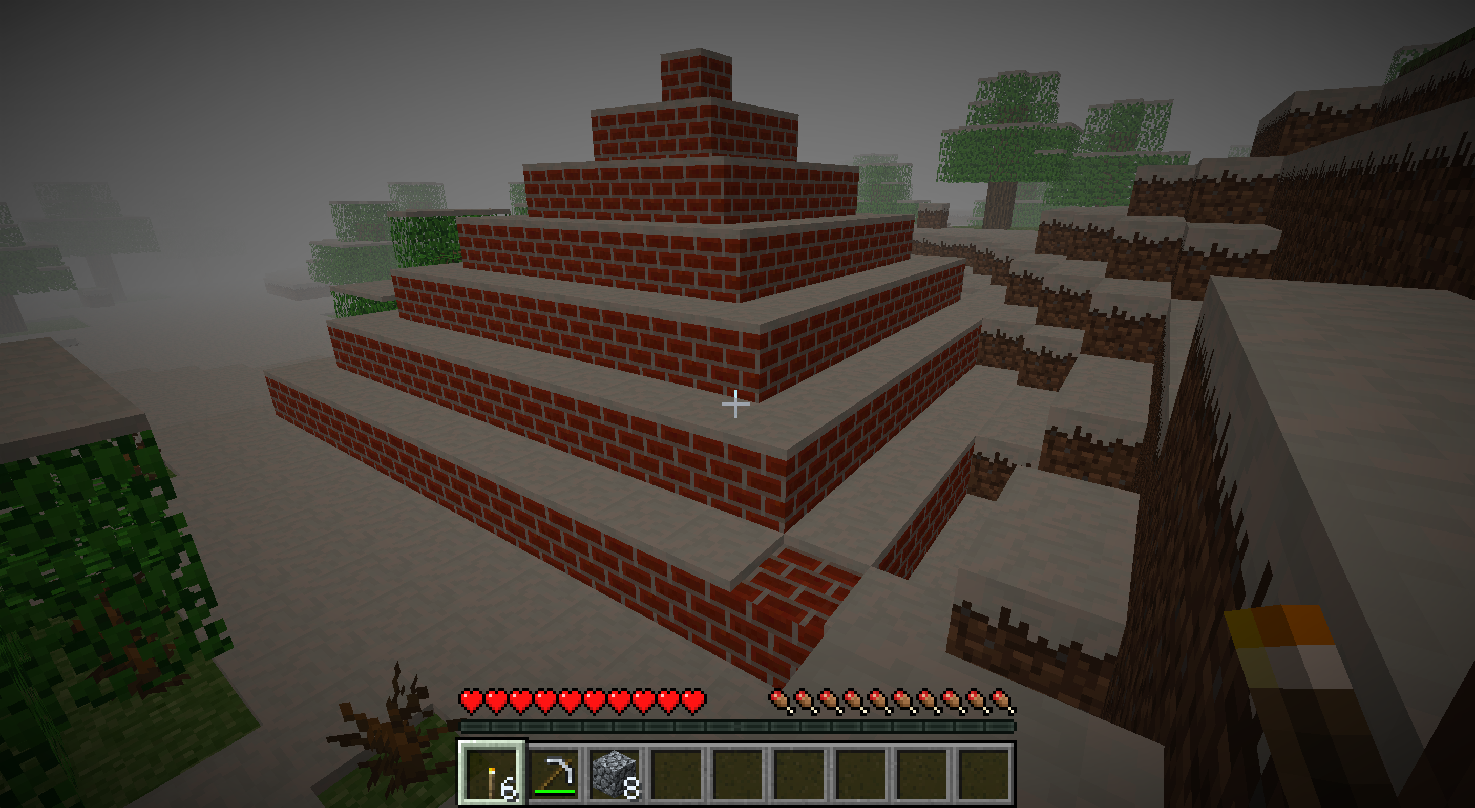 Brick pyramid remnant